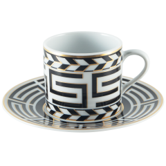 Espresso cup & saucer, "Royal Meander", Limited Collection, V 0,05 l