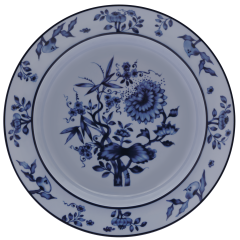 Suppenteller, Form "No 41", "The Original", blau, Ø 23 cm