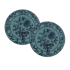 Speiseteller-Set, 2-tlg., Form "No 41", "The Original", petrol