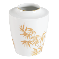Vase, klein, Form "MEISSEN® Cosmopolitan", "Golden Bamboo", H 13,5 cm