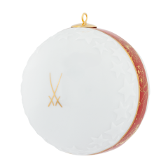 Baumschmuck Kugel Reliefsterne, "MEISSEN Christmas Original", Ø 7 cm