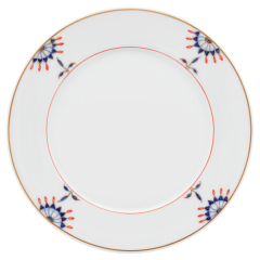 Brotteller, Form "No 41", Noble Blue, Blütenknospen, Blütenzweige, Ø 17 cm