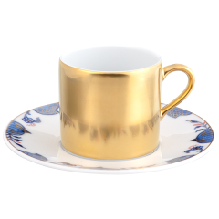 Espressotasse, Noble Blue, Zwiebelkante, V 0,05 l