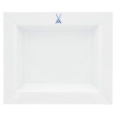 Vide-Poche mittel, Markenzeichen Meissen, kobaltblau, 16 x 13,5 cm