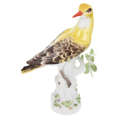 Vogel Pirol, Bunt staffiert, H 25 cm