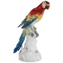 Ara, Bunt staffiert, H 42 cm