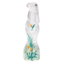 Hase Leo, Bunt staffiert, H 10,5 cm