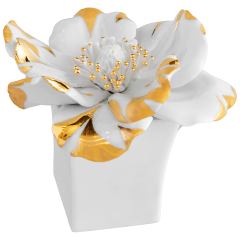 Tischblume, Anemone, Gold staffiert, H 7 cm