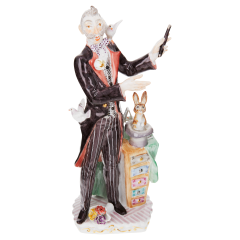 Circus Magician, Coloured with gold