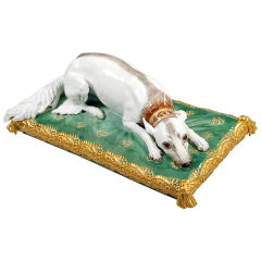 Hund Russischer Windhund, T 42 cm