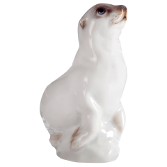 Seehund Tierkind, Bunt staffiert, leicht, H 6 cm