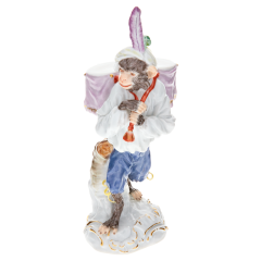 Affenkapelle Paukenträger, H 15 cm