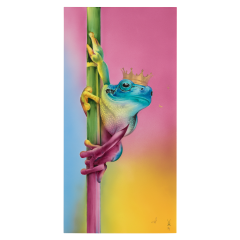 Wandbild "Froschkönig", Lim. 50, 60 x 30 cm