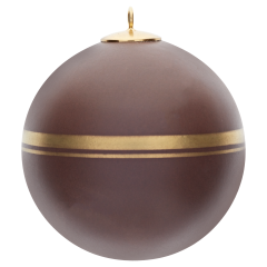 Kugel, Gold staffiert, Ø 5 cm