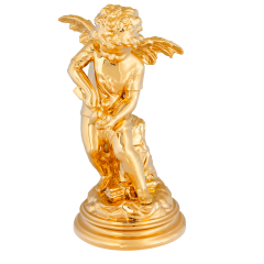 Amor mit Shirt, Golddekoration (Glanzgold), H 29 cm