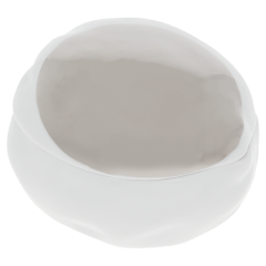 Zitronendose, Platinpunkt, L 7,5 cm