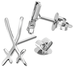 Earrings studs Swords Basic 925 sterling silver