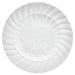 Dinner Plate, Shape "Swan Service", white, ø 24,5 cm