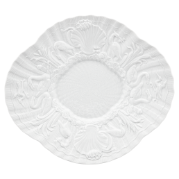 Gourmet Plate, Shape "Swan Service", white, L 30 cm