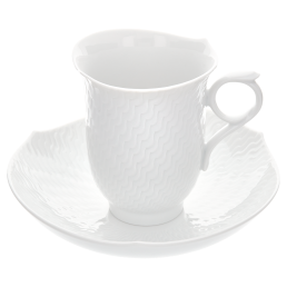 Kaffeetasse, Form "Wellenspiel Relief", V 0,15 l