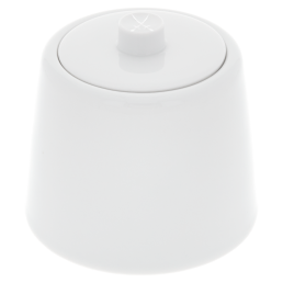 Zuckerdose, Form "MEISSEN® Cosmopolitan", Weiß, Ø 8,5 cm