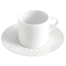 Espresso cup & saucer, Royal Blossom, Shape "No 41", white, V 0,05 l