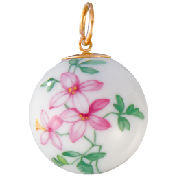 Anhänger "Boule", Waldrebe, Ø 2,1 cm