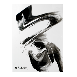 Wandbild Unikat "Plio", 75 x 55 cm