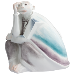 Herr Käfer wartet auf bessere Zeiten, Unikat, Olaf Stoy, H 28,5 cm