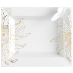 Vide-Poche, "Butterfly Collection", klein, "Giant Bloom Gold", 16 x 13,5 cm