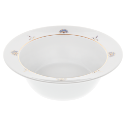 Schüssel, mittel, Form "No 41", Noble Blue, Blütenzweige, Blütenrosetten, Ø 20,5 cm