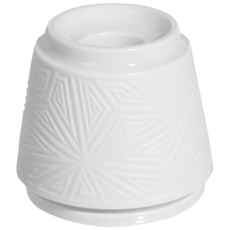 Leuchter, Vitruv, Biskuit Weiß, H 6,5 cm