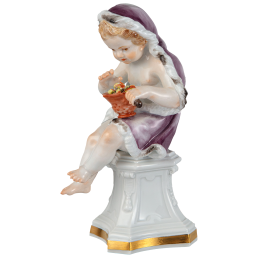 Figur, Allegorien Vier Jahreszeiten, Winter, Lim. 25, H 13 cm