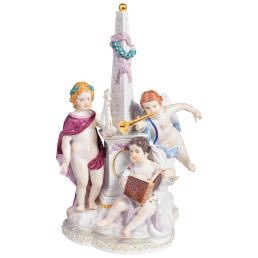 Figurengruppe, Die Poesie, H 21 cm