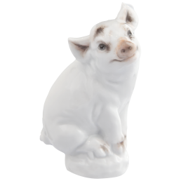 Ferkel, Bunt staffiert, leicht, H 6 cm