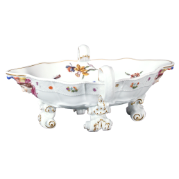 Sauciere mit Reliefköpfen, Limitierte Meisterwerke, L 25,5 cm