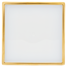 Platte, Form "MEISSEN® Cosmopolitan", Gold, 17 x 17 cm