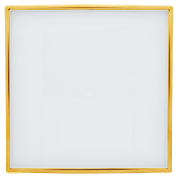 Platte, Form "MEISSEN® Cosmopolitan", Gold, 25 x 25 cm