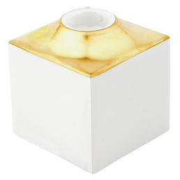 Kerzenhalter, klein, Form "MEISSEN® Cosmopolitan", Gold, H 6 cm
