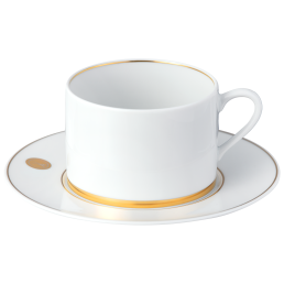 Cappuccinotasse, Swords Luxury Gold, Goldband, Goldfaden, V 0,25 l