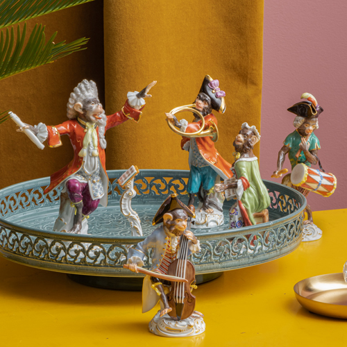 Affenkapelle Meissen Porzellan Figuren