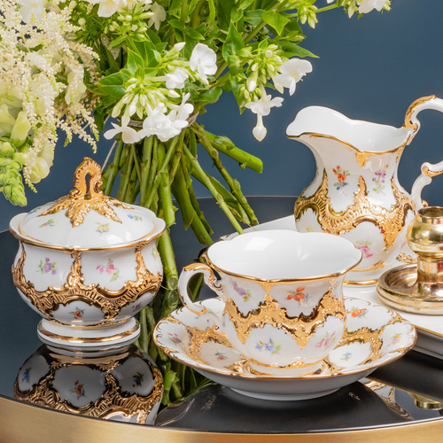 B-Form Geschirr Meissen Porzellan