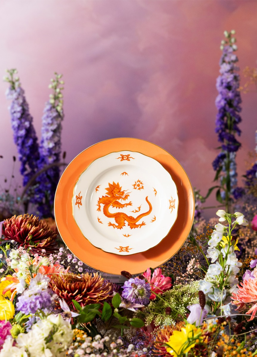 Ming Drache Dekor Meissen Porzellan